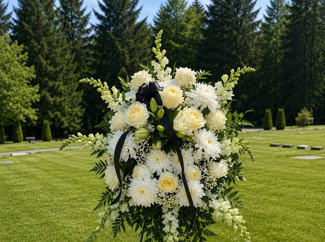 Graceful Remembrance Easel Spray - Image 5